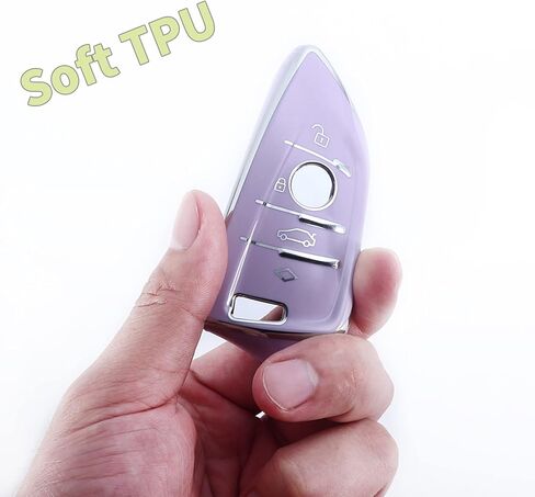 غطاء حافظة مفتاح فوب من البولي يوريثان مناسب لسيارات BMW 1 3 4 5 6 7 Series X3 X4 M5 M6 GT3 GT5 Series بدون مفتاح جهاز تحكم عن بعد مفتاح ذكي فوب in Kuwait