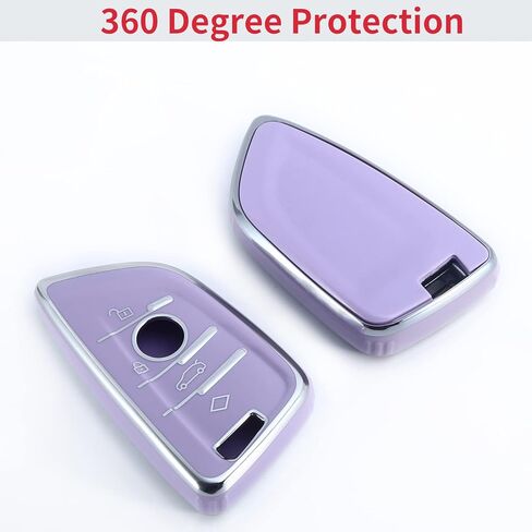 غطاء حافظة مفتاح فوب من البولي يوريثان مناسب لسيارات BMW 1 3 4 5 6 7 Series X3 X4 M5 M6 GT3 GT5 Series بدون مفتاح جهاز تحكم عن بعد مفتاح ذكي فوب in Kuwait