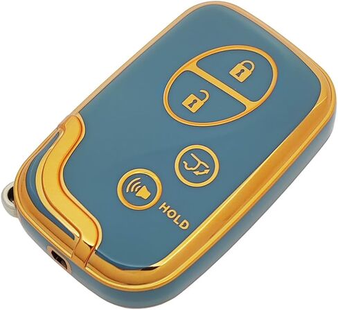 TPU Protective Key Fob Cover Compatible with Lexus ES350 GS300 GS350 GS430 GS450h ISC IS250 IS350 LS460 LS600h CT200h LX570 RX350 Key Fob HYQ14AAB HYQ14AEM HYQ14ACX (Black) in Saudi Arabia