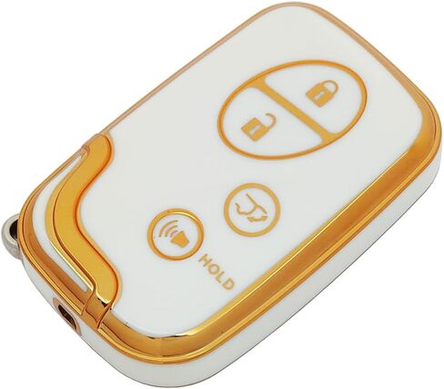 TPU Protective Key Fob Cover Compatible with Lexus ES350 GS300 GS350 GS430 GS450h ISC IS250 IS350 LS460 LS600h CT200h LX570 RX350 Key Fob HYQ14AAB HYQ14AEM HYQ14ACX (Black) in Saudi Arabia