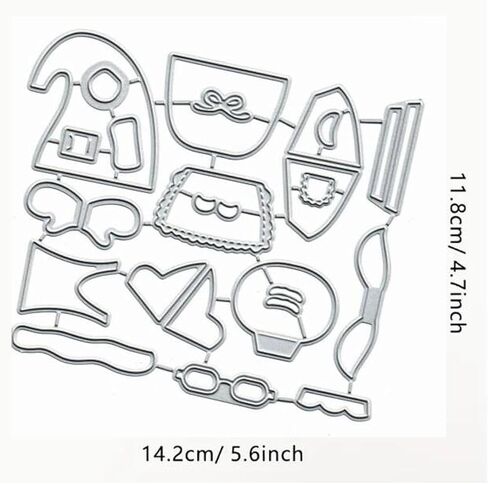 عيد ميلاد سعيد سانتا المنبثقة بيتي الكرة المعدنية يموت التخفيضات، عيد ميلاد سعيد Snata قطع يموت قطع الإستنسل DIY سكرابوكينغ الزخرفية النقش ورقة سكرابوكينغ بطاقة صنع in Kuwait