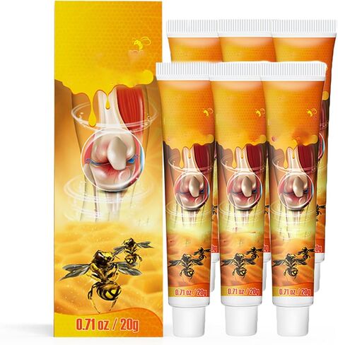6 PACK Bee New Zealand Bee Natural Gel, Bee Cream New Zealand Gel Joint Cream of Neck, Knee, Shoulder, Waist, Leg（6pcs） in Saudi Arabia