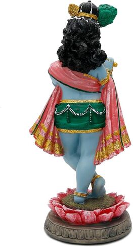 alikiki Hindu God Lord Krishna Statue - 8.3"H India Idol Krishna Figurine Puja Item Pooja Gift for Indian Diwali Home Altar Temple Mandir Meditation Room Yoga Studio Spiritual Decors in Saudi Arabia