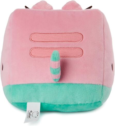 GUND Pusheen Watermelon Plush, Cat Stuffed Animal for Ages 8 and Up, Pink/Green, 6" in Saudi Arabia