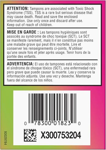 سدادات قطنية مضغوطة من بلايتكس، فائقة الامتصاص، غير معطرة، 18 قطعة in Kuwait