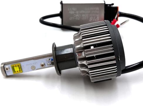 مصباح أمامي LED للسيارة 8 فولت - 48 فولت 30 وات V16 توربو LED مصباح تلقائي 3600LM LED طقم مصابيح أمامية H1 (عبوة من قطعتين) in Kuwait