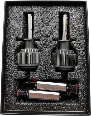 مصباح أمامي LED للسيارة 8 فولت - 48 فولت 30 وات V16 توربو LED مصباح تلقائي 3600LM LED طقم مصابيح أمامية H1 (عبوة من قطعتين) in Kuwait