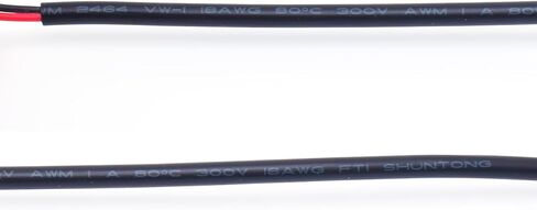 2PCS 0.3M/1FT 18AWG 12V 7A DC Power Pigtail Barrel Plug 2.1MM x 5.5MM Female Connector with 2-Position Spring Wire Connector for Replace DC Cable in Saudi Arabia