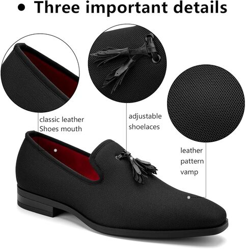 Meijiana Loafers for Men Men’s Loafers Shoes Wedding Dress Shoes Party Luxury Loafer Shoes in Kuwait