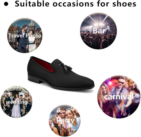 Meijiana Loafers for Men Men’s Loafers Shoes Wedding Dress Shoes Party Luxury Loafer Shoes in Kuwait