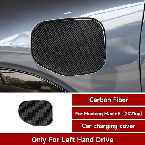 2PCS Carbon Fiber Decals Rear Side Window Louvers Sticker Compatible with Ford Mustang Mach E 2021 2022 Car Accessories-Not for Mustang in Saudi Arabia