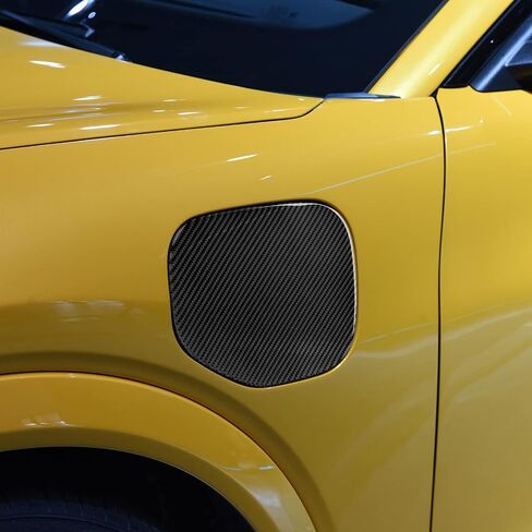 2PCS Carbon Fiber Decals Rear Side Window Louvers Sticker Compatible with Ford Mustang Mach E 2021 2022 Car Accessories-Not for Mustang in Saudi Arabia