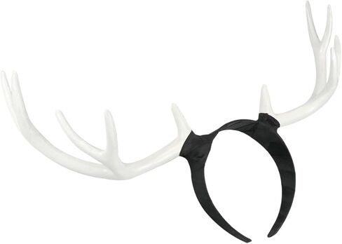 عصابة رأس كبيرة للأذن من قرن الوعل، عصابة رأس من قرن الغزال الأبيض لحفلات عيد الميلاد، عصابة رأس من قرن الوعل للأطفال والكبار، وتزيين المنزل in Kuwait