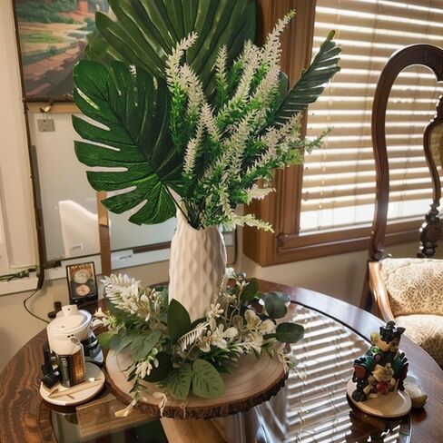 6 قطع شرائح خشبية كبيرة للقطع المركزية 9-10 بوصة جولات خشبية للطاولات ديكور دوائر خشبية ريفية للحرف اليدوية وديكور الزفاف أقراص خشبية مستديرة وشرائح خشبية للزينة in Kuwait