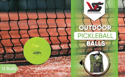 كرات Pickleballs الخارجية معتمدة ومعتمدة من الولايات المتحدة الأمريكية للعب في البطولات، كرات Pickleball مع حقيبة حمل شبكية in Saudi Arabia