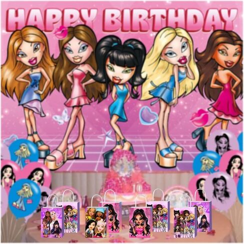 12 قطعة من حقائب هدايا الحفلات للفتيات من Humicide مع مقابض، لوازم حفلات أعياد ميلاد الفتيات الشقي لتزيين حفلات الفتيات in Kuwait