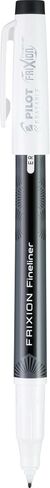 Pilot, FriXion Fineliner Erasable Marker Pens, Fine Point 0.7 mm, Pack of 12, Black in Saudi Arabia