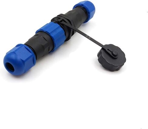 SD13 7PIN Waterproof Connector, IP68 5A 380V.AC High Voltage Circular Automotive Power Connector 7pole Aviation Plug Socket Plug(Female)-Socket(Male) (7pin, Direct Plug) in Saudi Arabia