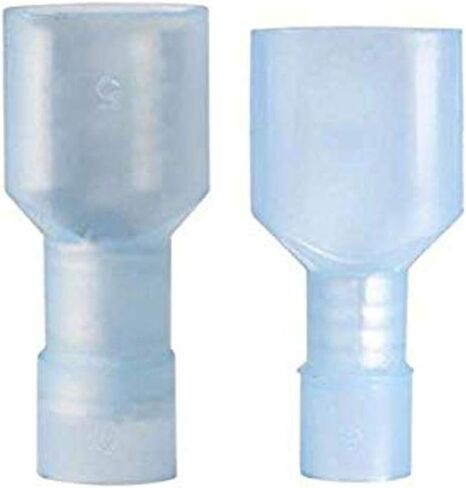 Gardner Bender 10-153P قطع الاتصال بين أزواج الذكور والإناث، برميل معزول بالكامل، 16-14 AWG، 1/4 بوصة. علامة تبويب، أزرق in Kuwait