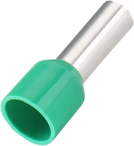 Baomain AWG 10/8/6/4/2 (6/10/16/25/35mm²) Wire Copper Crimp Connector Insulated Ferrule Pin Cord End Terminal Yellow Green Blue Black Red Pack of 400 in Saudi Arabia