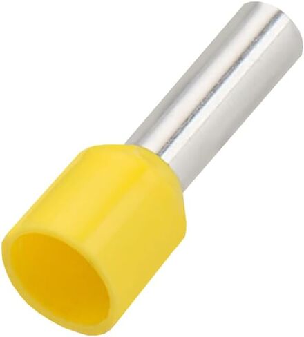 Baomain AWG 10/8/6/4/2 (6/10/16/25/35mm²) Wire Copper Crimp Connector Insulated Ferrule Pin Cord End Terminal Yellow Green Blue Black Red Pack of 400 in Saudi Arabia