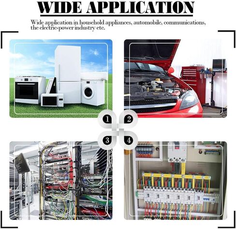 100 قطعة من موصلات تجعيد وصلة المؤخرة، موصلات وصلة مؤخرة من الفينيل باللون الأحمر مقاس 22-16 من الفينيل المعزول بالكامل in Kuwait