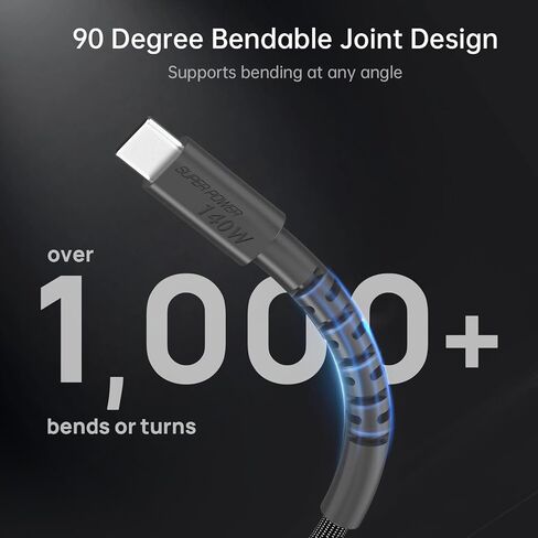 شاحن 140 وات G-POWER Pulse 140 PD 3.1 شحن سريع PPS، شاحن كمبيوتر محمول iPad لأجهزة MacBook Pro 16ʺ، iPad، Galaxy، OPPO، VIVO، OnePlus، Pixel، والمزيد in Kuwait