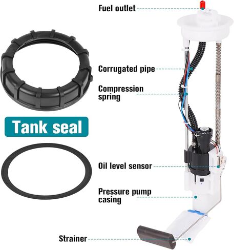 مجموعة مضخة الوقود البديلة متوافقة مع 2011 2012 Polaris Ranger 4X4 800 EFI/6X6 800 EFI/6X6 800/CREW 800/XP 800# 47-1012,2522139، HFP-A3963 in Kuwait