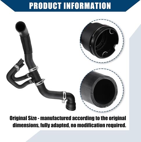 Radiator Lower Hose for Ford F-150 6.2L V8-Gas 2011-2014 / Coolant Hose/Durable / 1 Pcs Black in Saudi Arabia