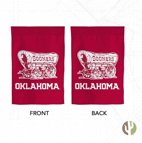 Desert Cactus The University of Oklahoma Garden Flag Sooners Banner 100% Polyester (Design N) in Saudi Arabia