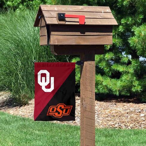 Oklahomaooners vs Oklahoma State Cowboys House Divided Garden Flag Banner in Saudi Arabia