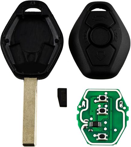 2 Keylessbest Replacement for 2006 2007 2008 2009 BMW 3 5 6 7 Series M3 Z8 Z3 X5 M5 X3 Z4 Key Fob Remote Control LX8FZV 3 Buttons 315MHz in Saudi Arabia