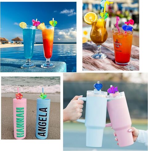 قالب راتنج لغطاء كأس ستانلي، قطعتان من قوالب راتينج السيليكون المخصصة متوافقة مع إكسسوارات ستانلي/يتي/بسيطة حديثة من القش مقاس 10 مم in Kuwait