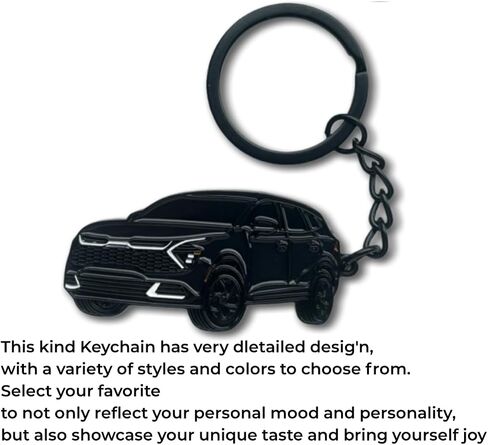 Car Keychain for kia sportage Accessories Metal Enamel Key Chain Ring 3D Model car Key chain in Saudi Arabia