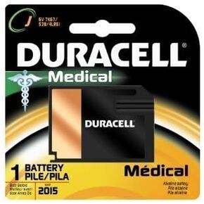 Duracell J Alkaline Battery 6 Volt 7K67B 1 Each (Pack of 2)