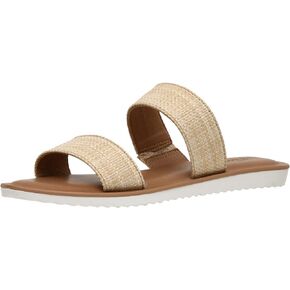 CUSHIONAIRE Women's Vera slide sandal +Memory Foam and Wide Widths Available