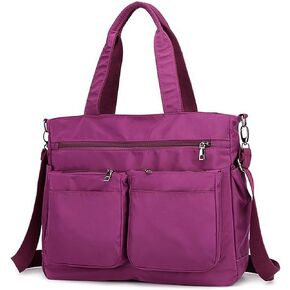 Crossbody Bags for Women, Nylon Purse with Multi Pockets Large Shoulder Bags Handbags for Travel & Work & Daily Use