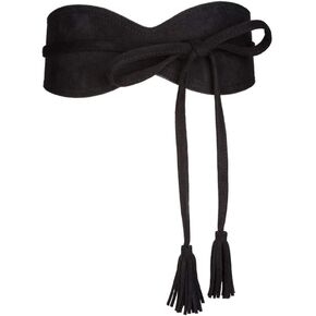 Women's Bowknot Wrap Around Self Tie Obi Waist Band Cinch Wide Boho Belt