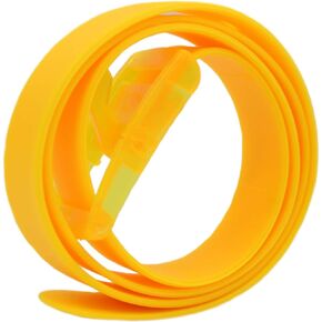 Candy Colour Unisex Adjustable Rubber Silicone Belt with Plastic Buckle