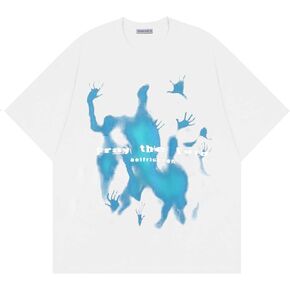 Aelfric Eden Women Graphic Tees Shirt Oversized Short Sleeve T-Shirts Crewneck Casual Summer Tee Tops