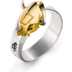 Shopular Anime Courage Grey mon Ring Props Cosplay Gift (Gold)
