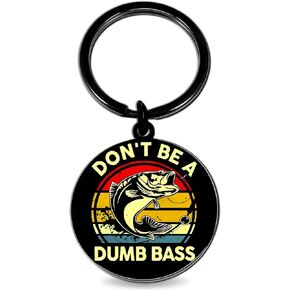 Bass Fishing Gifts Inappropriate Fishing Gifts For Men Dad Keychain Gift Best Vintage Gift For Man Fishing Lovers Fisherman Cool Funny Mens Related Gifts Fathers Day