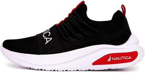 Nautica Kids Athletic Slip-On Sneakers - Comfortable Bungee Running Shoes for Boys and Girls - Stylish and Supportive Footwear for Active Kids (Big Kid/Little Kid/Toddler) in Kuwait