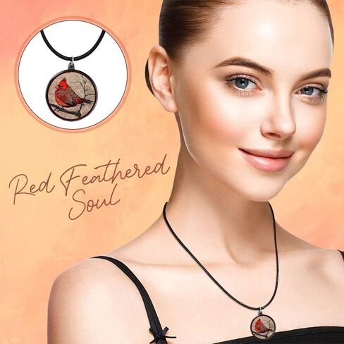 قلادة لولا بيلا جيفتس آند سبيريت لالا حمراء ذات ريشية سول مع خلفية الحب لا يموت ولا يموت ولا يموت ولا قصيدة، صندوق هدايا هدية التعاطف الحزن in Kuwait