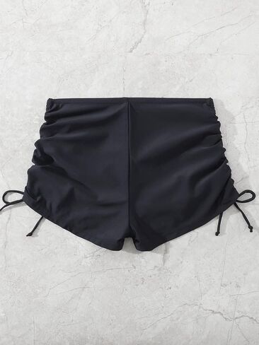 COZYEASE Women's High Waisted Bikini Swim Bottom Drawstring Tie Side Swimsuit Shorts in Saudi Arabia