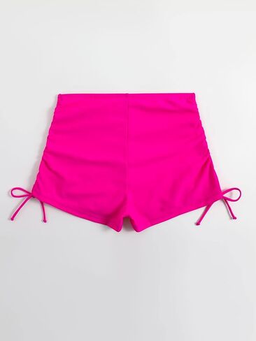 COZYEASE Women's High Waisted Bikini Swim Bottom Drawstring Tie Side Swimsuit Shorts in Saudi Arabia