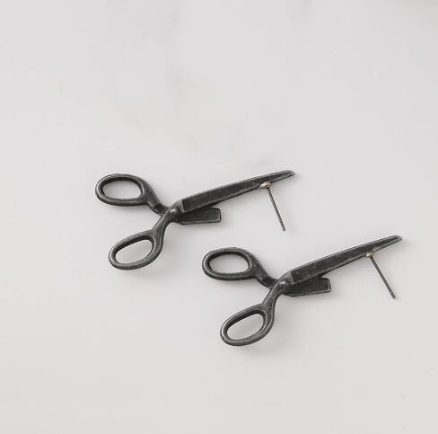 Vintage مقص وأقراط مضحك مقص أقراط للنساء غير تقليدي المقصات تصميم فريد أقراط الإبداعية الشخصية عطلة هدية أقراط in Kuwait