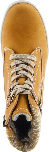 Spring Step Relife Karlene Waterproof Ankle Boots for Women | Shoes for Women with Sweater Top, Decorative Zipper and Cozy Sherpa Lining in Saudi Arabia