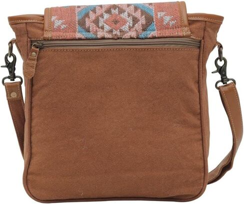Myra Bag Western Leather Shoulder Bag for Women - Upcycled Canvas Crossbody Tori Cecil in Saudi Arabia