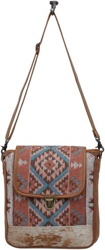 Myra Bag Western Leather Shoulder Bag for Women - Upcycled Canvas Crossbody Tori Cecil in Saudi Arabia